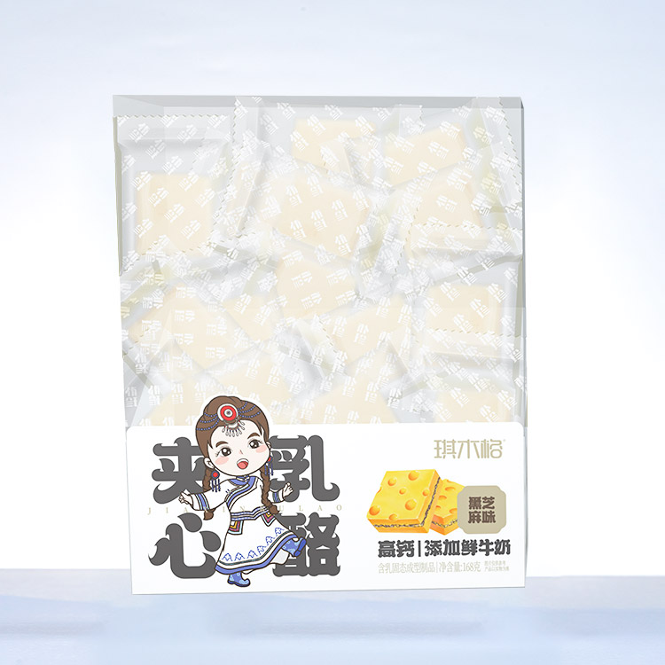 168g-PET盒子-夾心乳酪（黑芝麻）